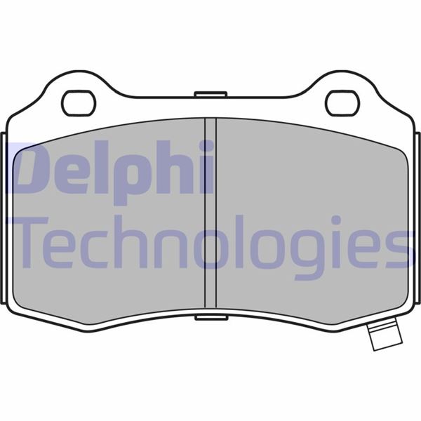 DELPHI LP3281 Fren Sistemleri Fren Balatası - HYUNDAI GENESIS Coupe uyumlu