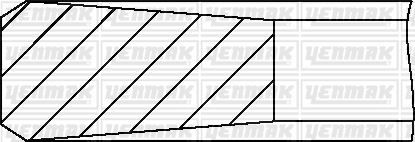 YENMAK 91-09612-000 Motor Piston Seti - BMW 3 (E30) uyumlu