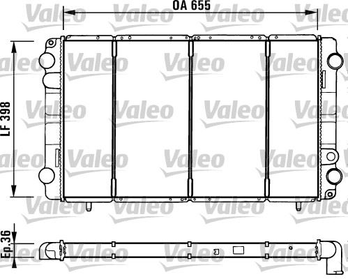 VALEO 730944 Soğutma Sistemi Su Soğutucu & Parçaları - RENAULT TRAFIC Minibüs/Otobüs (T_, P_, V_) uyumlu
