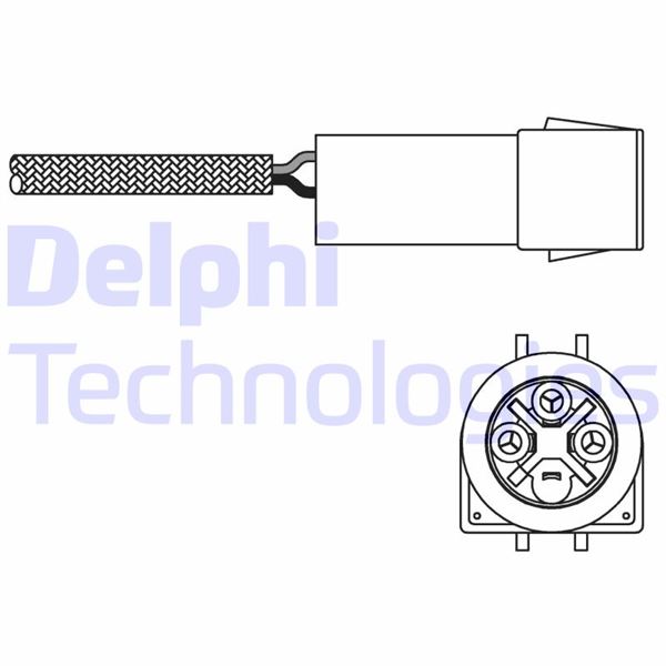 DELPHI ES10993-12B1 Emme & Egzoz Sistemi Egzoz Sensörleri - FORD ESCORT IV (GAF, AWF, ABFT) uyumlu