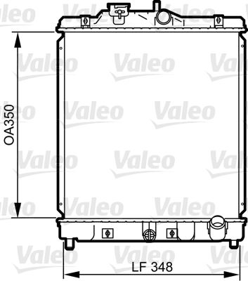 VALEO 734117 Soğutma Sistemi Su Soğutucu & Parçaları - HONDA HR-V (GH_) uyumlu
