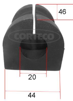 CORTECO 49363595 Süspansiyon Sistemi Stabilizatör - MITSUBISHI OUTLANDER II (CW_W) uyumlu