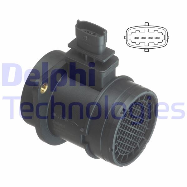 DELPHI AF10399-12B1 Motor Hava Kütle Ölçer (MAF Sensörü) - FIAT PUNTO EVO (199_) uyumlu