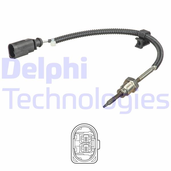 DELPHI TS30258 Emme & Egzoz Sistemi Egzoz Sensörleri - AUDI A6 C7 (4G2, 4GC) uyumlu
