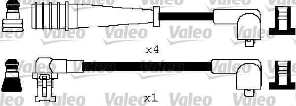 VALEO 346605 Ateşleme Sistemi Ateşleme Kablosu - RENAULT 18 (134_) uyumlu