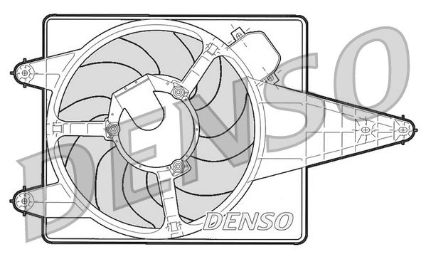 DENSO DER01204 Soğutma Sistemi Fan - ALFA ROMEO 155 (167_) uyumlu