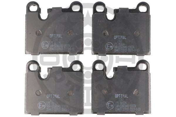 OPTIMAL BP-02368 Fren Sistemleri Fren Balatası - BMW 7 (E23) uyumlu