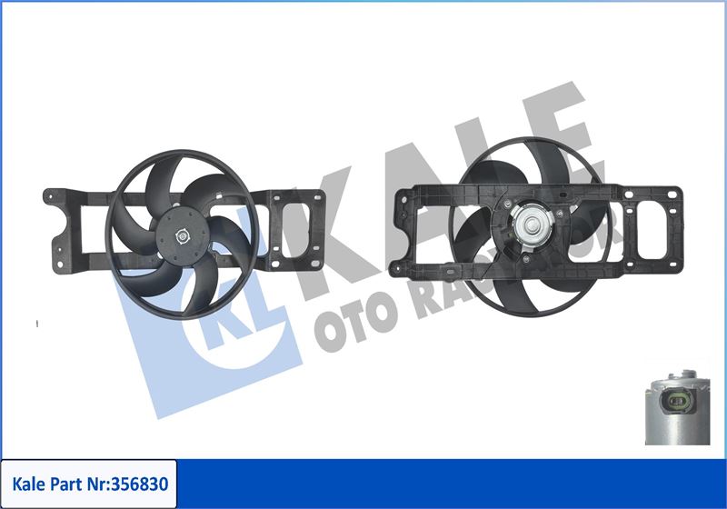 KALE OTO RADYATÖR 356830 Diğer Diğer Donanım & Parçalar - DACIA LOGAN (LS_) uyumlu