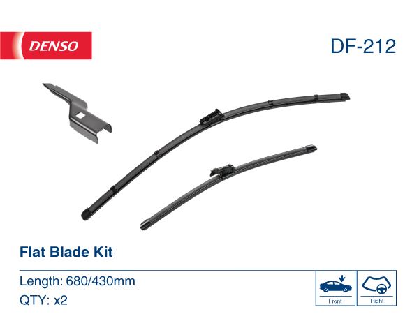 DENSO DF-212 Kaporta & Gövde Parçaları Cam Silecek Mekanizması - JAGUAR XE (X760) uyumlu