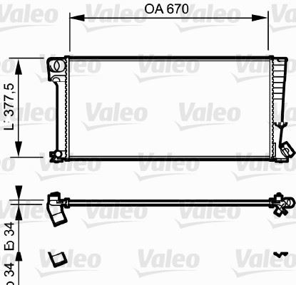 VALEO 731743 Soğutma Sistemi Su Soğutucu & Parçaları - PEUGEOT 306 Hatchback (7A, 7C, N3, N5) uyumlu