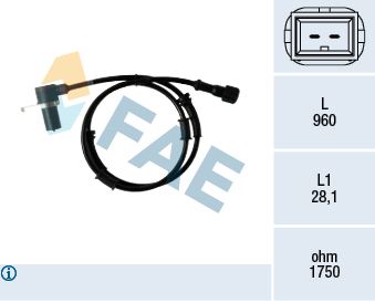 FAE 78350 Fren Sistemleri Sürüş Dinamiği Ayarı - VOLVO S40 I (644) uyumlu