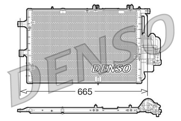 DENSO DCN20017 İklimlendirme Sistemi Klima Radyatörü - OPEL CORSA C (X01) uyumlu