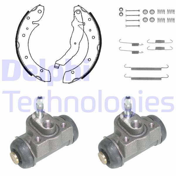 DELPHI KP910 Fren Sistemleri Fren Pabucu - BMW 3 Compact (E36) uyumlu
