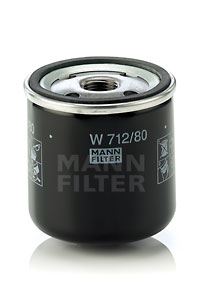 MANN-FILTER W 712/80 Motor Yağ Filtresi - SAAB 90 uyumlu