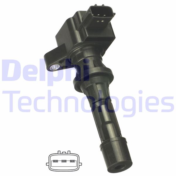 DELPHI GN10499-12B1 Ateşleme Sistemi Ateşleme Bobini - MAZDA CX-7 (ER) uyumlu