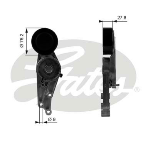 GATES T38207 Motor Kayış Gergisi - AUDI A4 B5 (8D2) uyumlu