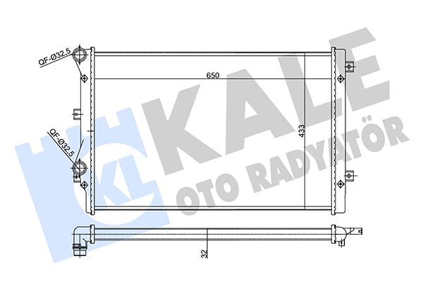 KALE OTO RADYATÖR 356985 Soğutma Sistemi Su Soğutucu & Parçaları - VW PASSAT B7 (362) uyumlu