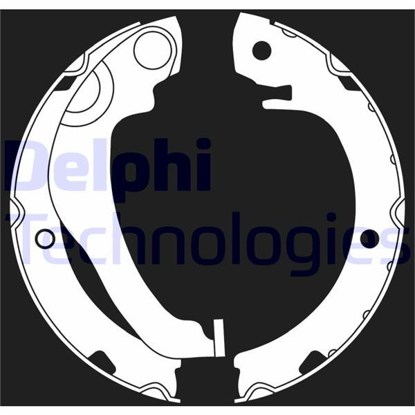 DELPHI LS2020 Fren Sistemleri Fren Pabucu - TOYOTA COROLLA Verso (ZER_, ZZE12_, R1_) uyumlu