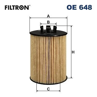 FILTRON OE 648 Motor Yağ Filtresi - OPEL CORSA D (S07) uyumlu