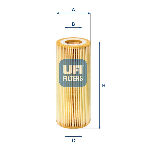 UFI 25.021.00 Motor Yağ Filtresi - BMW 3 Compact (E46) uyumlu