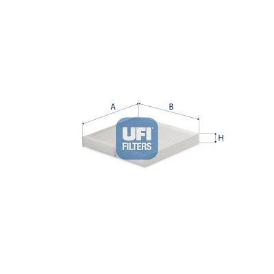 UFI 53.532.00 İklimlendirme Sistemi Polen Filtresi - JEEP WRANGLER III (JK) uyumlu