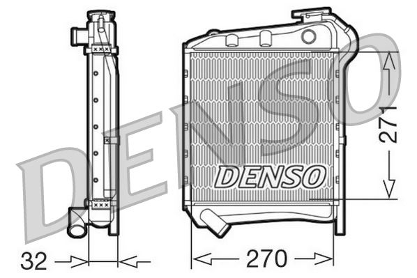 DENSO DRM99009 Soğutma Sistemi Su Soğutucu & Parçaları