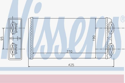 NISSENS 71925 İklimlendirme Sistemi İç Mekan Isı Değiştirici - MAN E2000 uyumlu