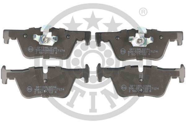 OPTIMAL BP-12586 Fren Sistemleri Fren Balatası - BMW 1 (F20) uyumlu