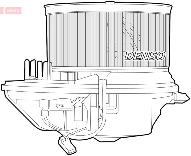DENSO DEA21008 İklimlendirme Sistemi Fan Parçaları - CITROËN AX (ZA-_) uyumlu