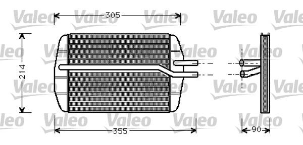 VALEO 812272 İklimlendirme Sistemi İç Mekan Isı Değiştirici - FORD FIESTA IV (JA_, JB_) uyumlu