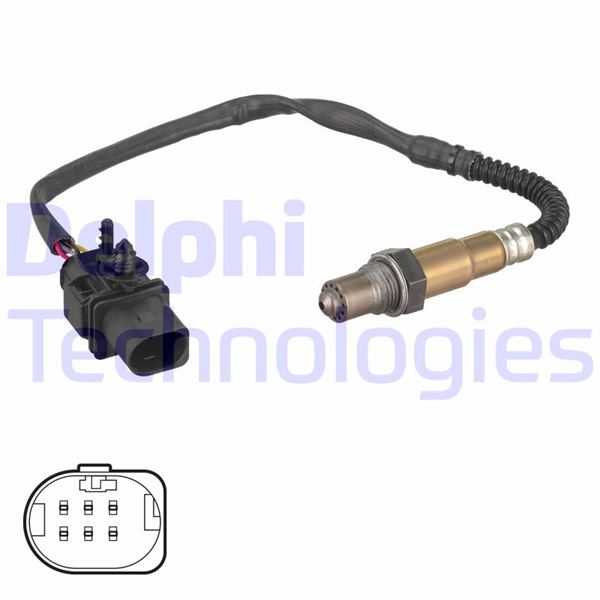 DELPHI ES21115-12B1 Emme & Egzoz Sistemi Egzoz Sensörleri - VOLVO V60 I (155) uyumlu