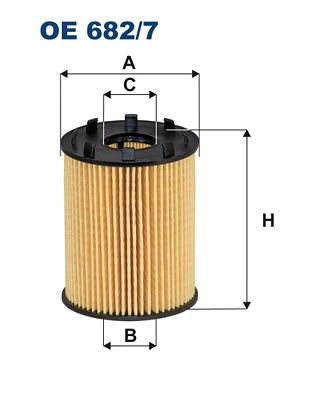 FILTRON OE 682/7 Motor Yağ Filtresi - FIAT FIORINO Kasa/büyük limuzin (225_) uyumlu
