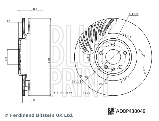 BLUE PRINT ADBP430049 Diğer Diğer Donanım & Parçalar - PORSCHE MACAN (95B) uyumlu