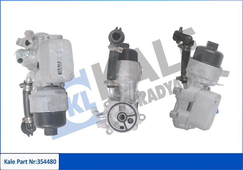 KALE OTO RADYATÖR 354480 Motor Yağ Soğutucusu - CITROËN C4 II (NC_) uyumlu
