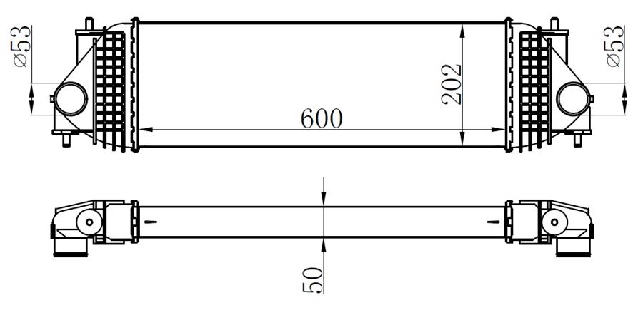 Turbo Radyatörü - ISZ001050 Ürün Görseli