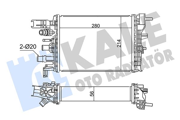 KALE OTO RADYATÖR 357295 Motor Basınç Regülatörü - DACIA DUSTER (HM_) uyumlu