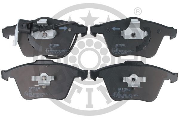 OPTIMAL BP-12271 Fren Sistemleri Fren Balatası - SEAT LEON (1P1) uyumlu