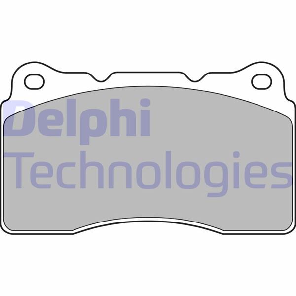 DELPHI LP1944 Fren Sistemleri Fren Balatası - RENAULT MEGANE III Coupe (DZ0/1_) uyumlu
