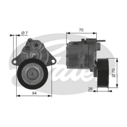 GATES T38415 Motor Kayış Gergisi - MERCEDES-BENZ C-SERISI T-Model (S203) uyumlu