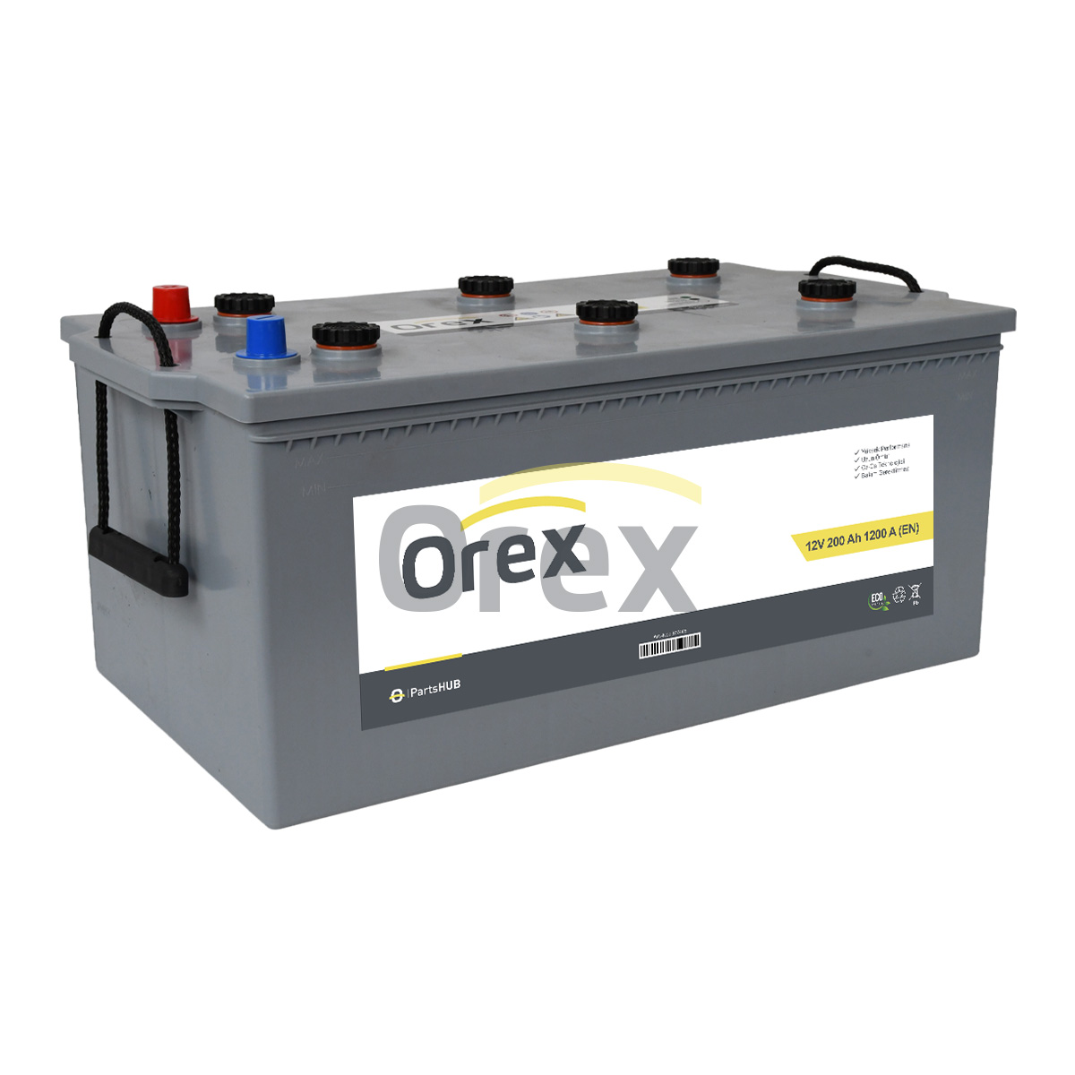 Orex Akü 12V 200Ah 1200A C (518×279×240) Standart Akü - OREX - 877405 Ürün Görseli