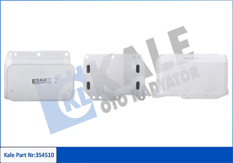 KALE OTO RADYATÖR 354510 Motor Yağ Soğutucusu - OPEL MOVANO B Minibüs/Otobüs (X62) uyumlu