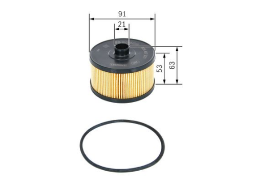 BOSCH F 026 407 231 Motor Yağ Filtresi - RENAULT MEGANE III Coupe (DZ0/1_) uyumlu