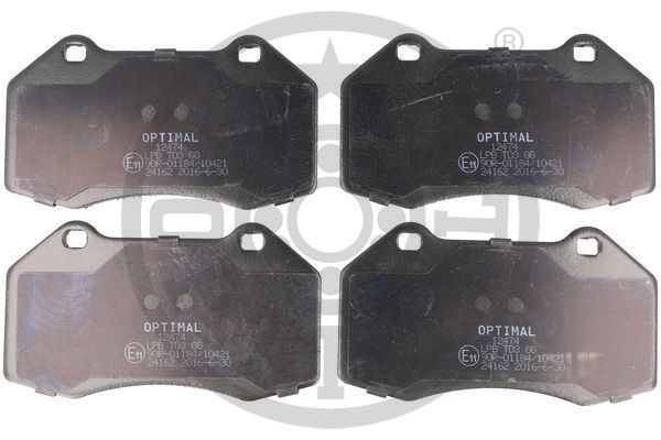OPTIMAL BP-12474 Fren Sistemleri Fren Balatası - RENAULT MEGANE II (BM0/1_, CM0/1_) uyumlu
