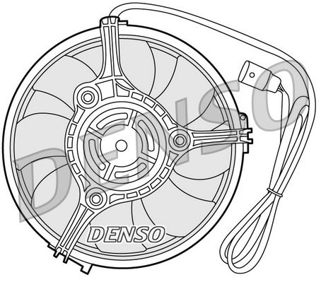 DENSO DER02001 Soğutma Sistemi Fan - AUDI A8 D2 (4D2, 4D8) uyumlu
