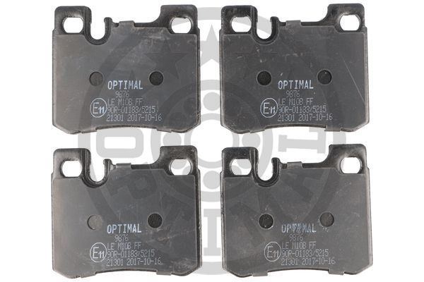 OPTIMAL BP-09876 Fren Sistemleri Fren Balatası - MERCEDES-BENZ 190 (W201) uyumlu