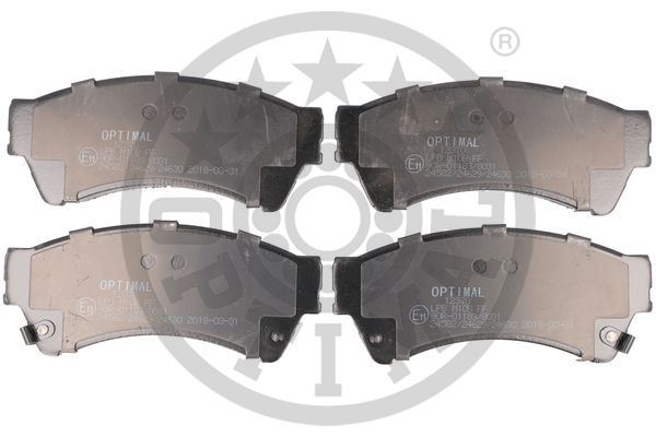 OPTIMAL BP-12370 Fren Sistemleri Fren Balatası - MAZDA 6 Hatchback (GH) uyumlu