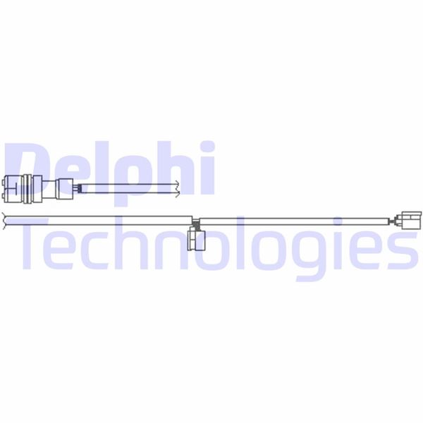 DELPHI LZ0267 Fren Sistemleri Aşınma Göstergesi - PORSCHE 911 (997) uyumlu