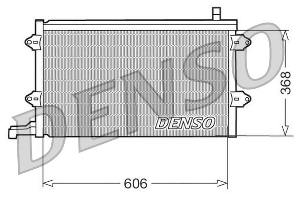 DENSO DCN32003 İklimlendirme Sistemi Klima Radyatörü - VW GOLF III (1H1) uyumlu