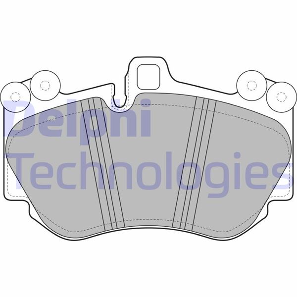 DELPHI LP2116 Fren Sistemleri Fren Balatası - AUDI A5 (8T3) uyumlu