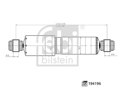 FEBI BILSTEIN 194196 Süspansiyon Sistemi Amortisör - PEUGEOT BOXER Panelvan/Van (230L) uyumlu